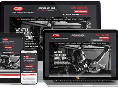 Cool Springs Automotive Website by MojoMediaPros, Inc.